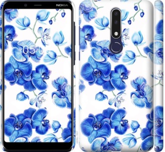 

Чохол Блакитні орхідеї на Nokia 3.1 Plus 725373