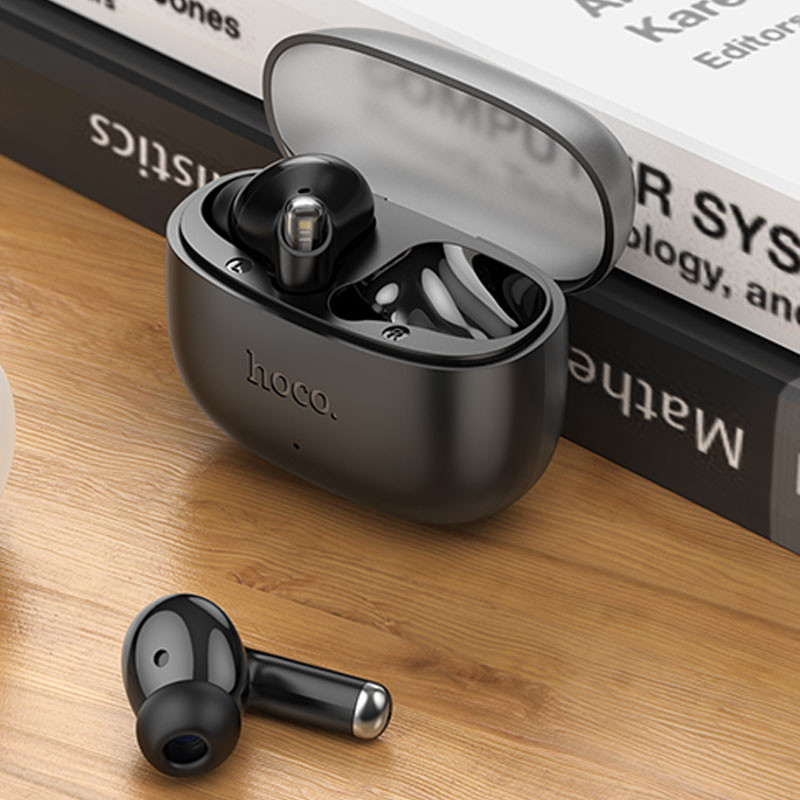 Фото Уценка Беспроводные TWS наушники Hoco EQ12 Rima (Вскрытая упаковка / Black) в магазине vchehle.ua