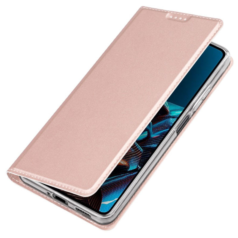 Фото Чехол-книжка Dux Ducis с карманом для визиток для Xiaomi 12T / 12T Pro (Rose Gold) в магазине vchehle.ua