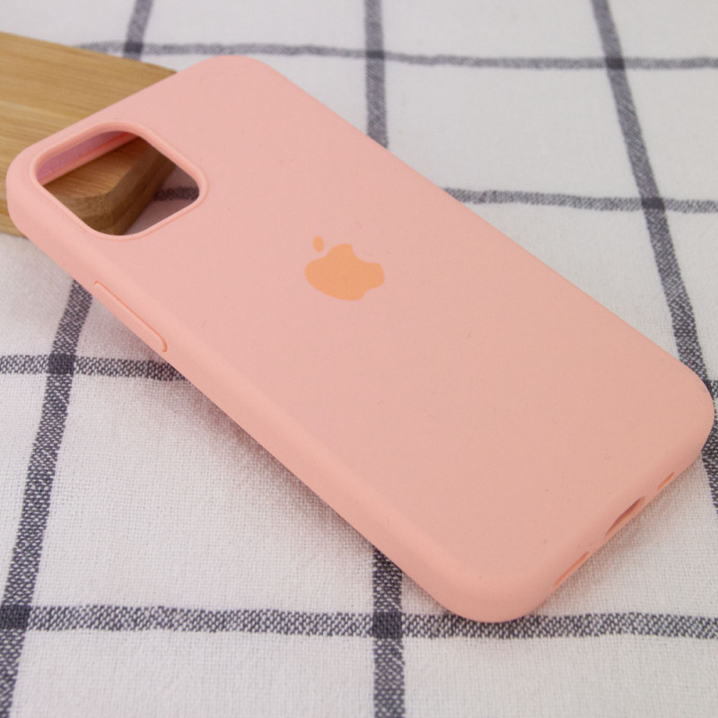 Фото Чохол Silicone Case Full Protective (AA) на Apple iPhone 12 Pro Max (6.7") (Помаранчевий / Grapefruit) на vchehle.ua