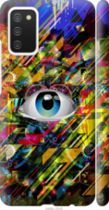 Чехол Абстрактный глаз для Samsung Galaxy A02s A025F