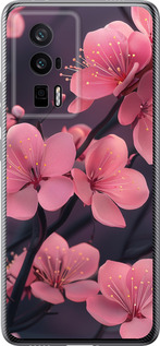 Чехол Пурпурная сакура для Xiaomi Redmi K60