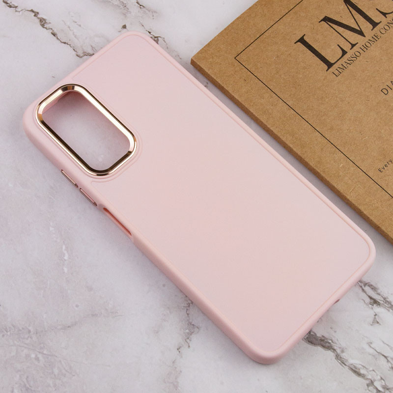 TPU чохол Bonbon Metal Style на Samsung Galaxy A52 4G / A52 5G / A52s (Рожевий / Light pink) в магазині vchehle.ua