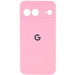 Чохол Silicone Cover Lakshmi Full Camera (AAA) with Logo на Google Pixel 7a (Рожевий / Light pink)