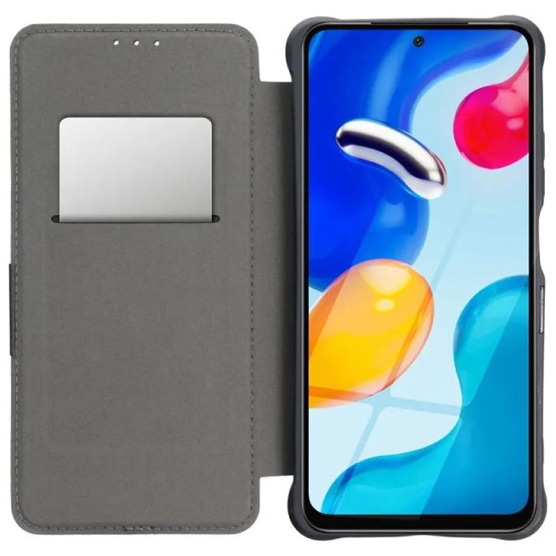 Фото Шкіряний чохол-книжка GETMAN Razor (PU) на Xiaomi Redmi 13C / Poco C65 (Blue) в маназині vchehle.ua