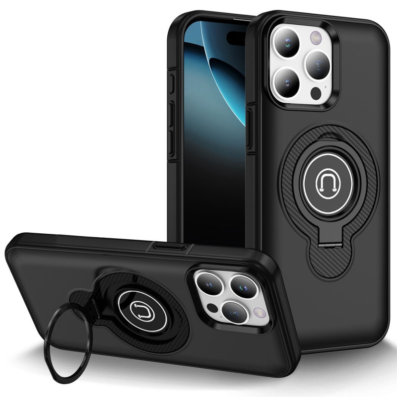 TPU+Textured PC Magnet для Apple iPhone 11 Pro Max (6.5") (Black)