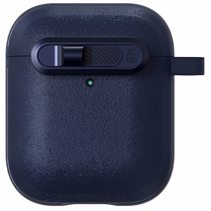Футляр Frosted для наушников Airpods 1/2 (Blue)