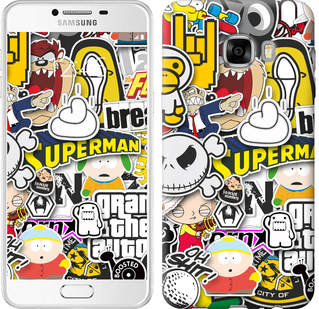 

Чехол Popular logos для Samsung Galaxy C7 C7000 627816