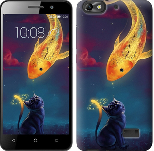 

Чехол Кошкин сон для Huawei Honor 4C 157439