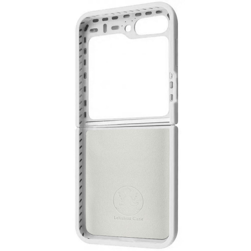 Чохол Foldables Silicone Cover Lakshmi (AAA) на Samsung Galaxy Z Flip6 (Білий / White) в магазині vchehle.ua