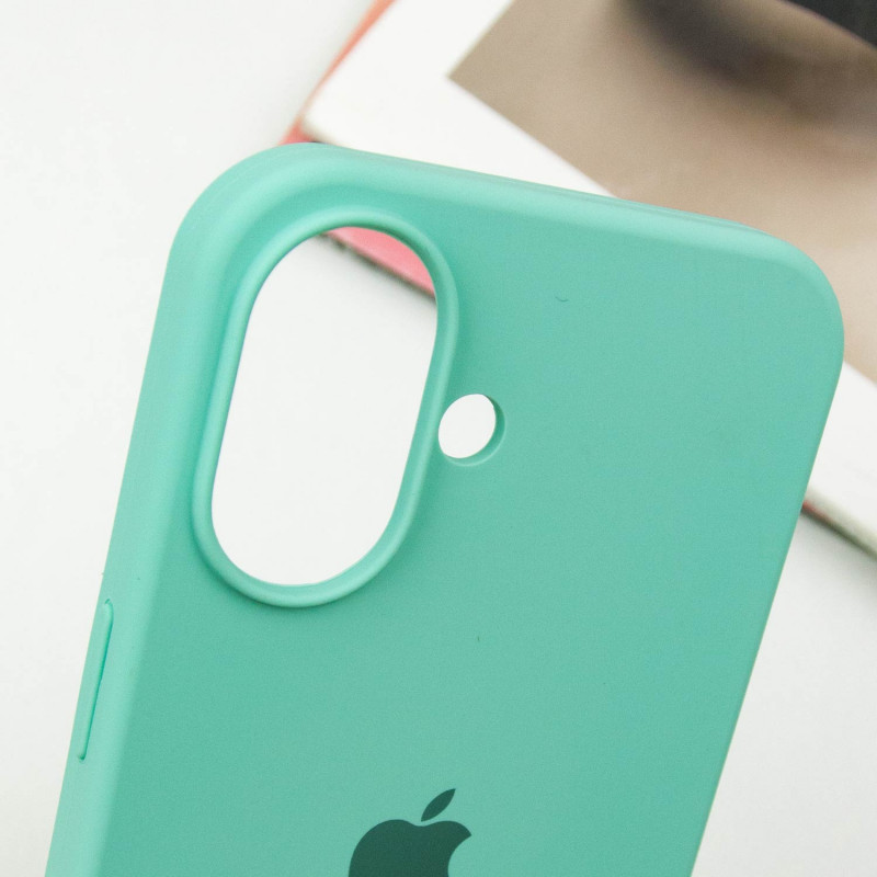 Купити Чохол Silicone Case Full Protective (AA) на Apple iPhone 16 Plus (6.7") (Бірюзовий / Marine Green) на vchehle.ua