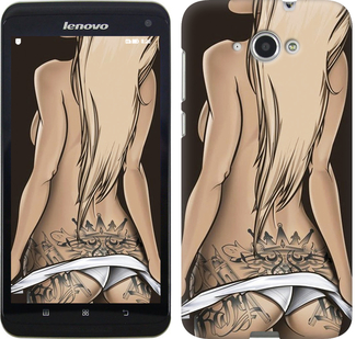 

Чехол Девушка с татуировкой для Lenovo S930 644245