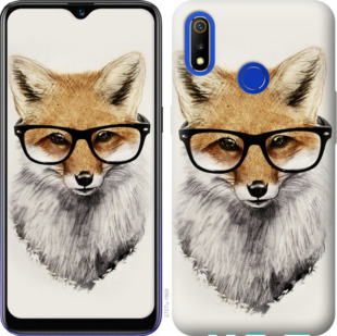 

Чехол Лис в очках для Realme 3 918485