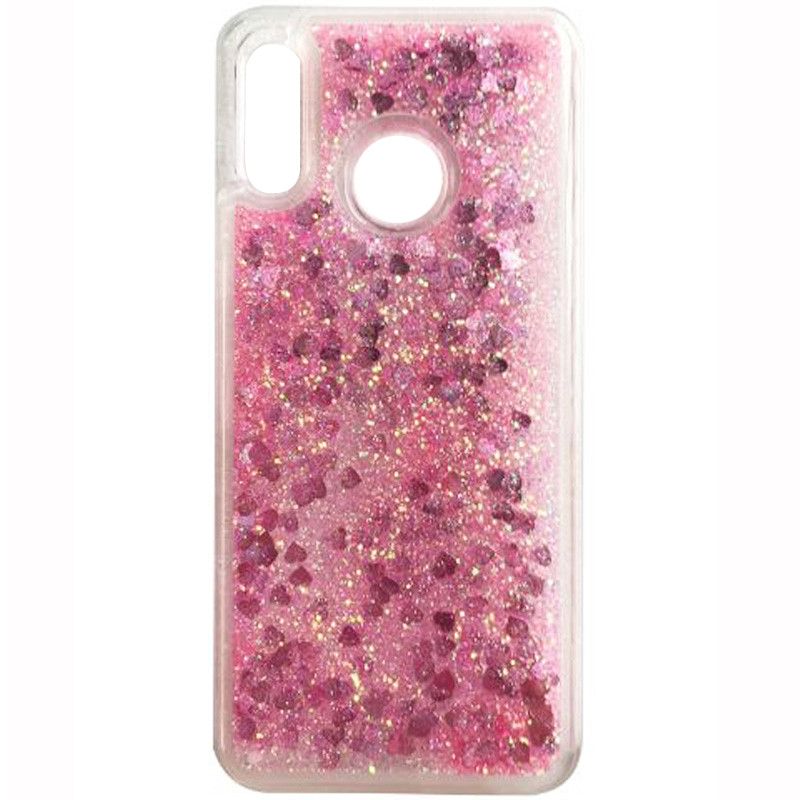 TPU чехол Liquid hearts для Samsung Galaxy A20 / A30