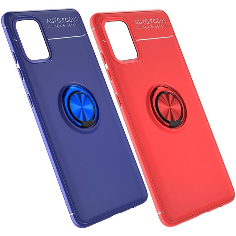 TPU чехол Deen ColorRing под магнитный держатель (opp) для Samsung Galaxy A41