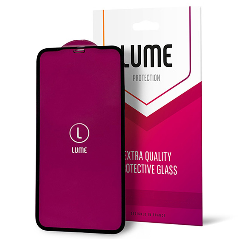 Фото Захисне 3D скло LUME Protection на Apple iPhone 16 Pro (6.3") (Чорний) на vchehle.ua
