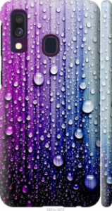 Чехол Капли воды для Samsung Galaxy A40 2019 A405F