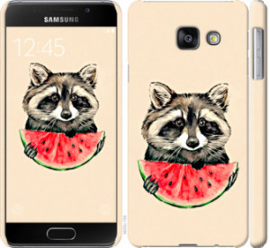 Чехол Енотик с арбузом для Samsung Galaxy A3 (2016) A310F