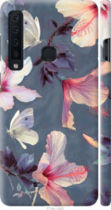 Чехол Нарисованные цветы для Samsung Galaxy A9 (2018)