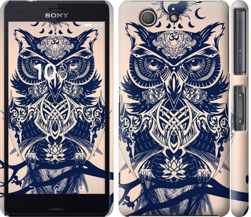 

Чехол Узорчатая сова для Sony Xperia Z3 Compact D5803 627441