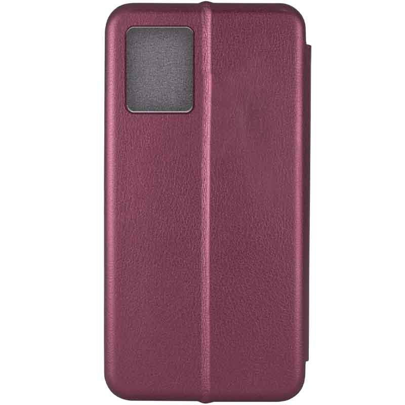 Фото Шкіряний чохол-книжка Classy на Xiaomi Redmi 12 (Бордовий) на vchehle.ua