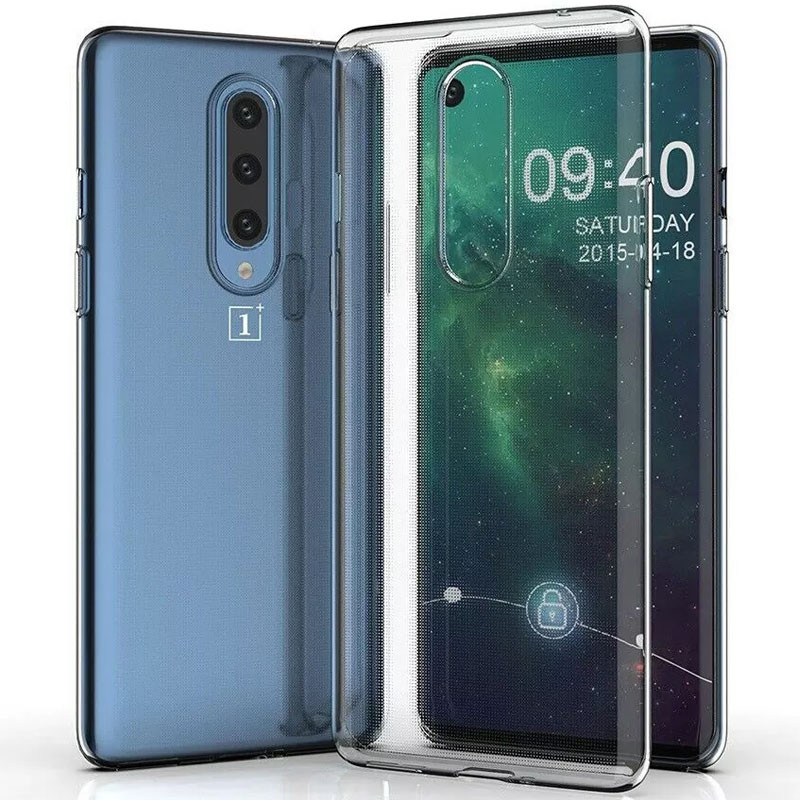 TPU чехол Epic Transparent 1,0mm для OnePlus 8 (Бесцветный (прозрачный))