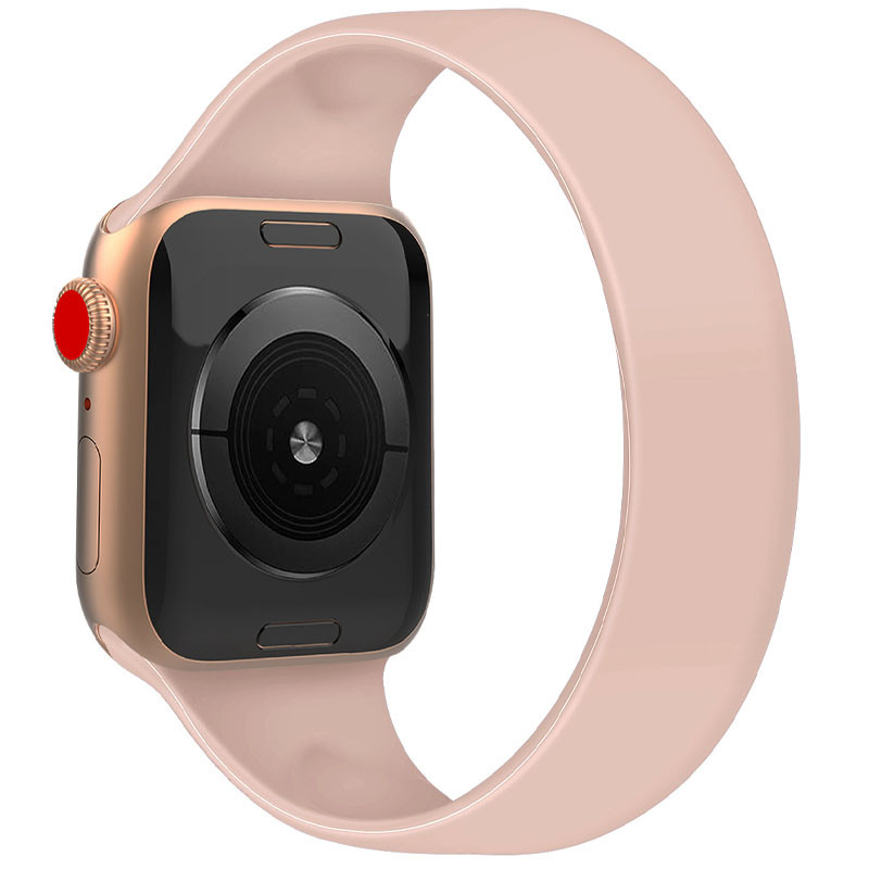 Ремінець Solo Loop на Apple Watch 42/44/45/46/49mm 156mm (6) (Рожевий / Pink Sand)