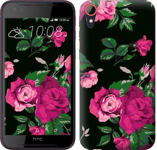 

Чехол Розы на черном фоне для HTC Desire 830 546903