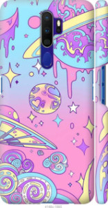 Чехол Розовая галактика для Oppo A9 (2020)
