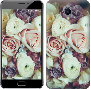 

Чехол Букет роз для Meizu M5 Note 452412