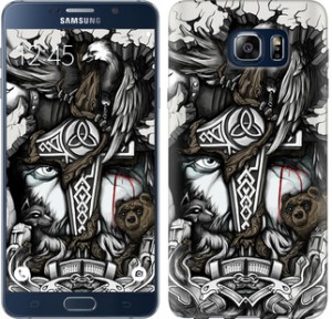 Чехол Тату Викинг для Samsung Galaxy Note 5 N920C