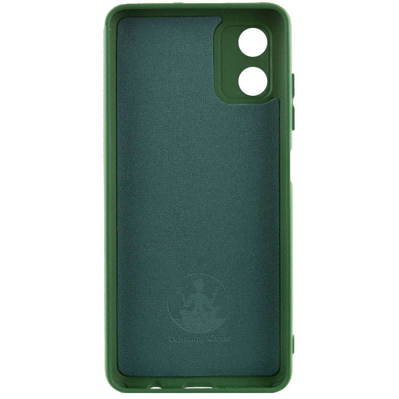 Фото Чохол Silicone Cover Lakshmi Full Camera (A) на Motorola Moto G04 / E14 (Зелений / Dark green) на vchehle.ua