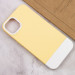 Купити Чохол TPU+PC Bichromatic на Apple iPhone 13 (6.1") (Creamy-yellow / White) на vchehle.ua