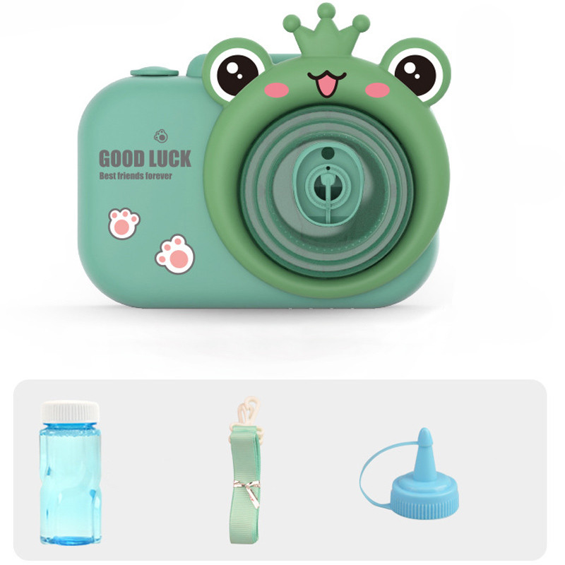 Купити Фотокамера-генератор мильних бульбашок 9996 Children's camera (Frog / Green) на vchehle.ua
