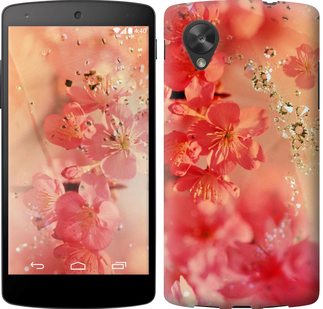 

Чехол Розовые цветы для LG Nexus 5 324105