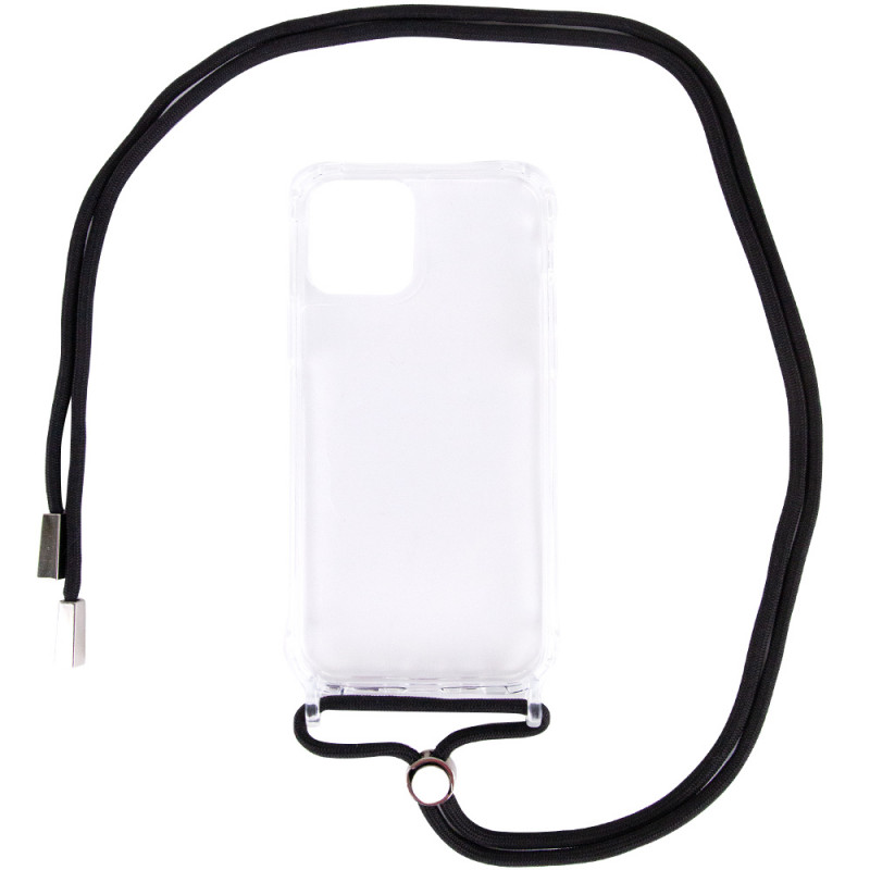 

Чохол TPU Crossbody Transparent на Apple iPhone 12 Pro Max (6.7") (Чорний) 1100869