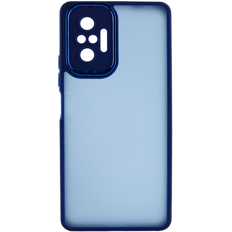 Фото TPU+PC чохол Accent на Xiaomi Redmi Note 10 Pro / 10 Pro Max (Blue) на vchehle.ua