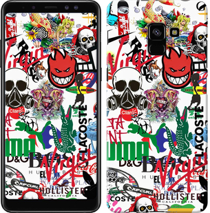 

Чехол Many different logos для Samsung Galaxy A8 Plus 2018 A730F 637933