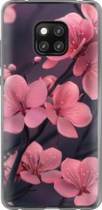 Чохол Пурпурна сакура на Huawei Mate 20 Pro