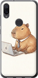Чехол Funny Capybara CEO Working для Xiaomi Mi Play