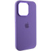 Чехол Silicone Case Metal Buttons (AA) для Apple iPhone 13 Pro (6.1") (Фиолетовый / Iris)
