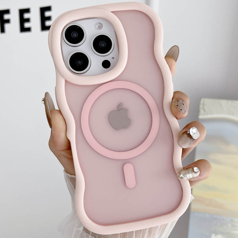 Фото Чохол TPU+PC Undine with Magnetic Safe на Apple iPhone 15 Pro Max (6.7") (Pink) в маназині vchehle.ua