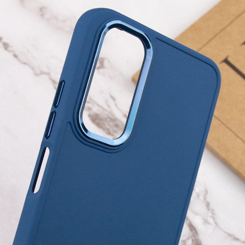 Купити TPU чохол Bonbon Metal Style на Samsung Galaxy A54 5G (Синій / Denim Blue) на vchehle.ua