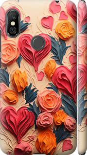 

Чехол Сердечки 3 для Xiaomi Redmi Note 6 Pro 1645330