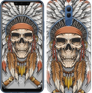 

Чехол Череп индейца для Huawei Mate 20 Lite 670951