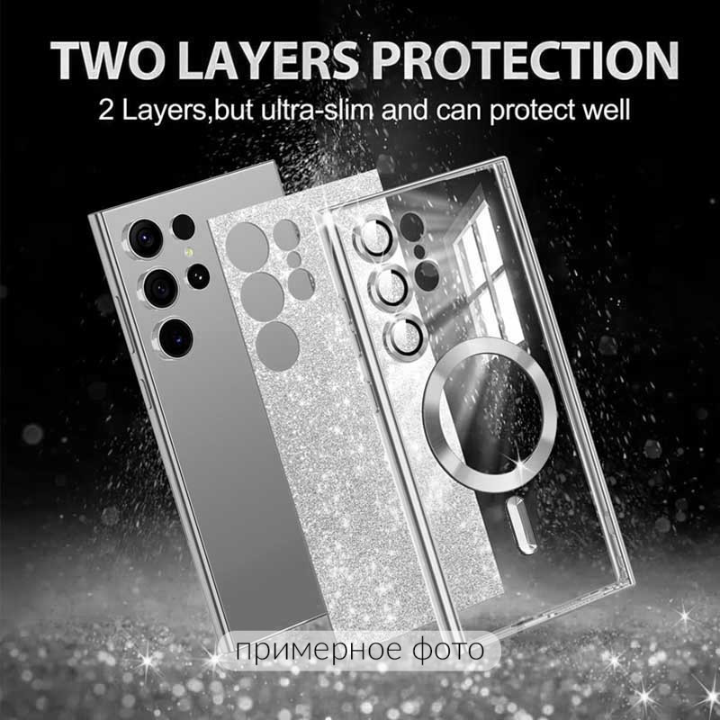 Фото TPU чехол Delight case with Magnetic Safe с защитными линзами на камеру для Samsung Galaxy S21 FE (Серый / Gray) на vchehle.ua