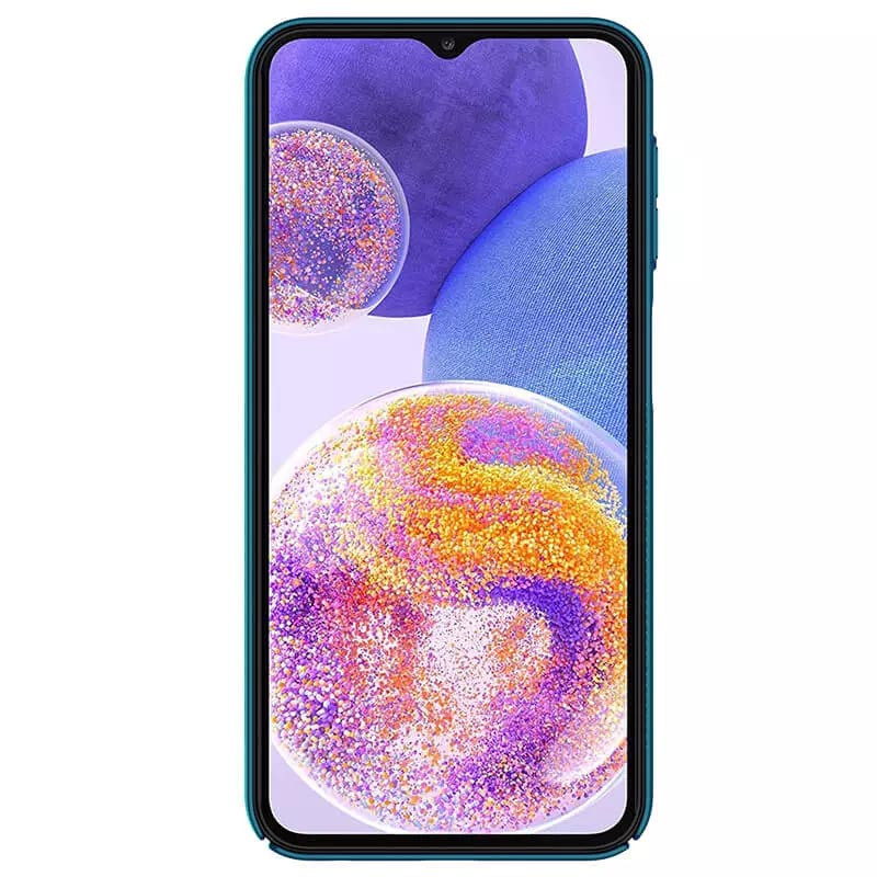 Фото Чохол Nillkin Matte на Samsung Galaxy A25 5G (Бірюзовий / Peacock blue) на vchehle.ua