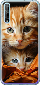 Чехол Котики 2 для Huawei P Smart S