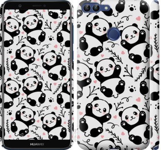 Чохол Панди на Huawei P Smart