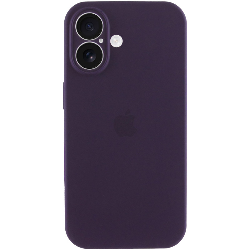 Купить Чехол Silicone Case Full Camera Protective (AA) для Apple iPhone 16 (6.1") (Фиолетовый / Elderberry) на vchehle.ua